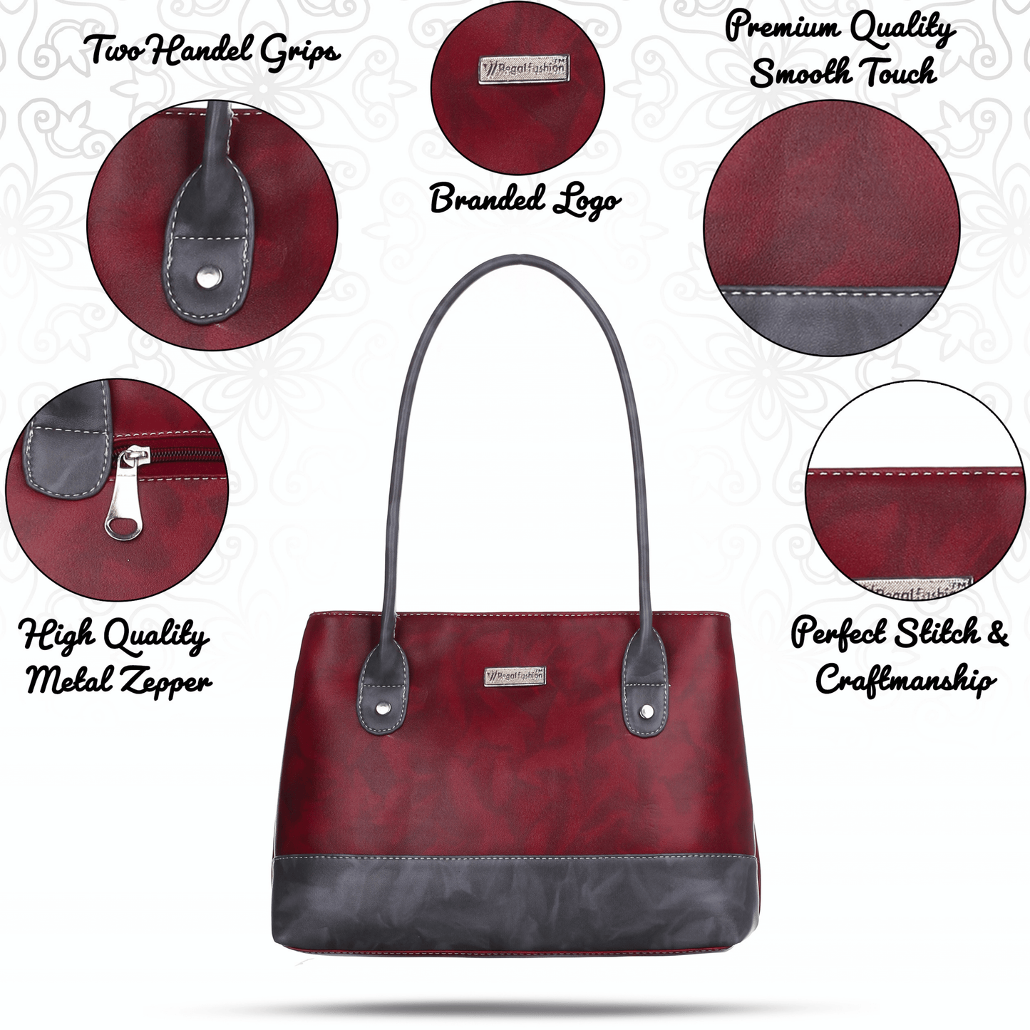 fashion Women Polyurethane Women’s Satchel Bag | Ladies Purse Handbag| Tote Bag | Shoulder Bag | Multi Colour