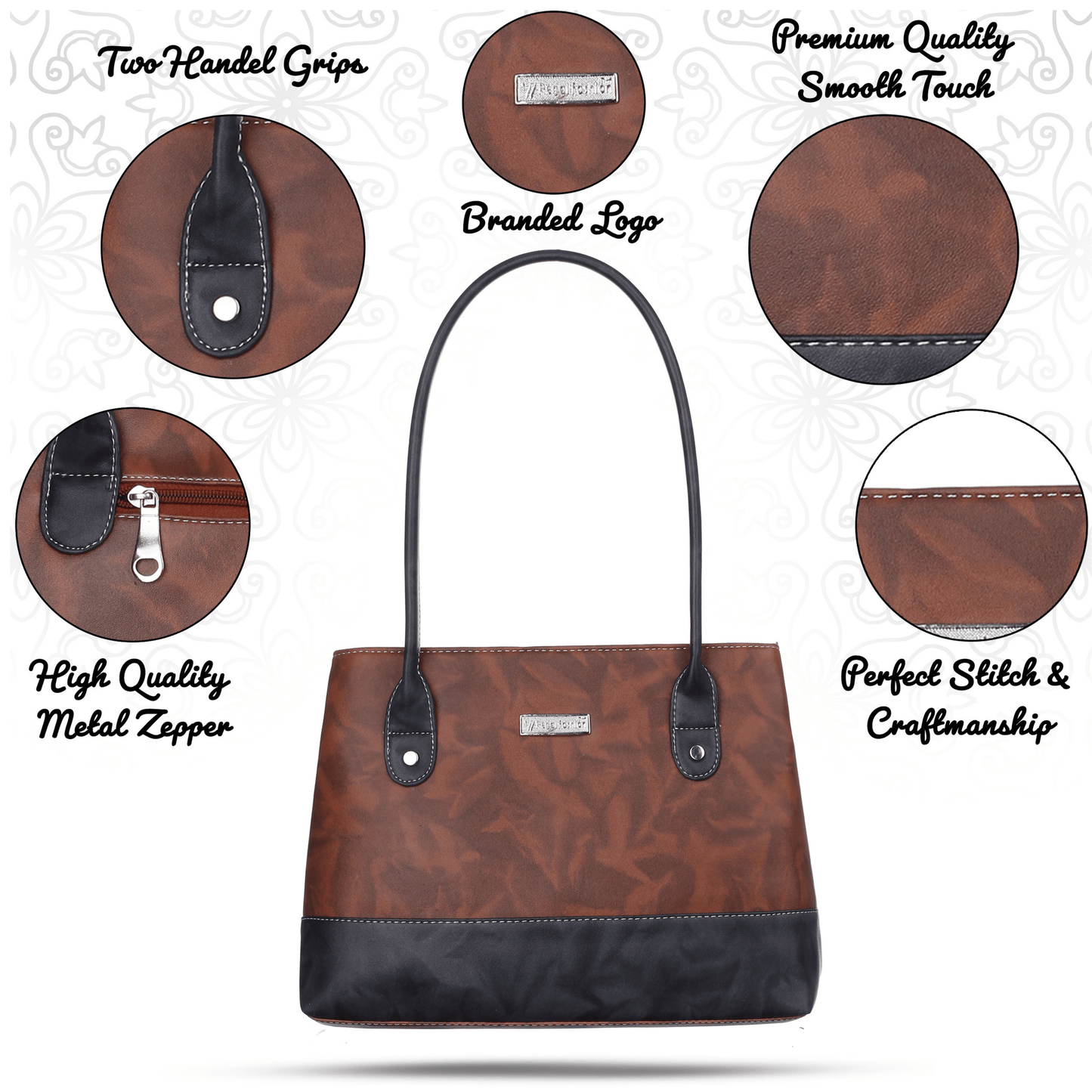 fashion Women Polyurethane Women’s Satchel Bag | Ladies Purse Handbag| Tote Bag | Shoulder Bag | Multi Colour