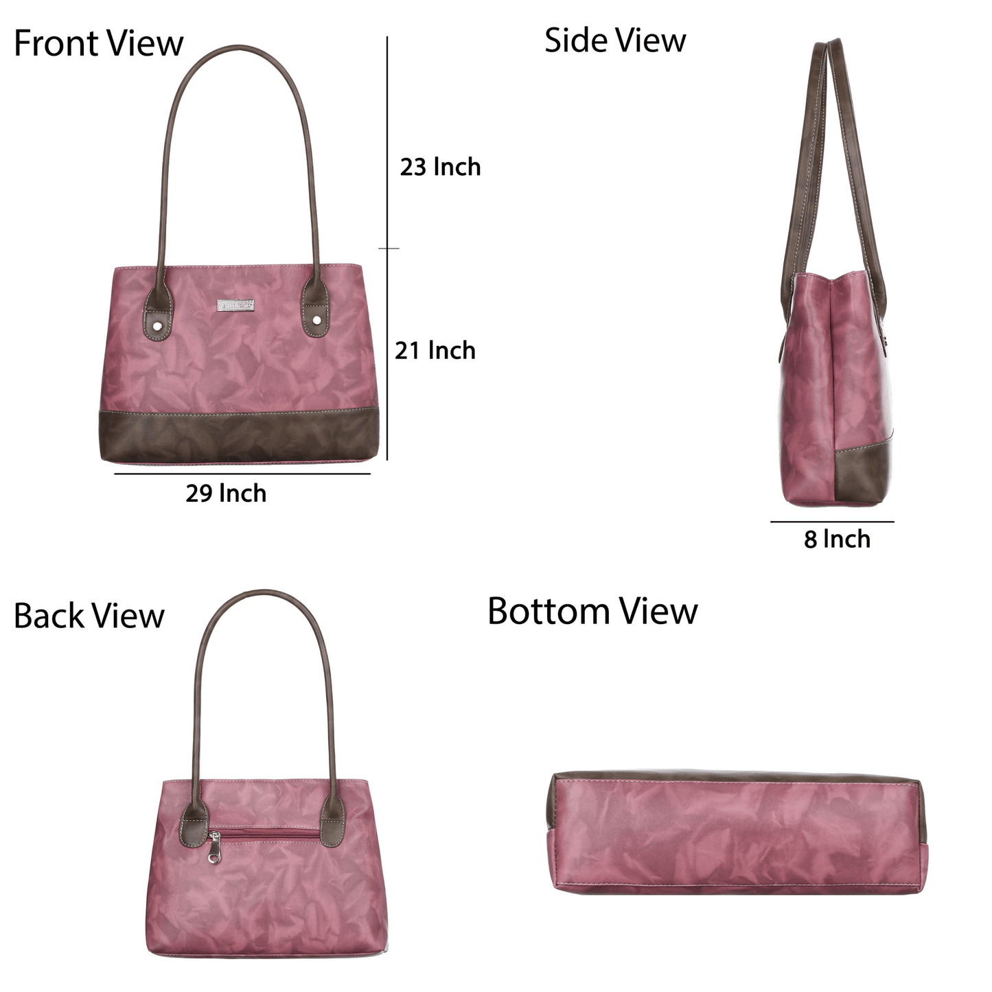 fashion Women Polyurethane Women’s Satchel Bag | Ladies Purse Handbag| Tote Bag | Shoulder Bag | Multi Colour