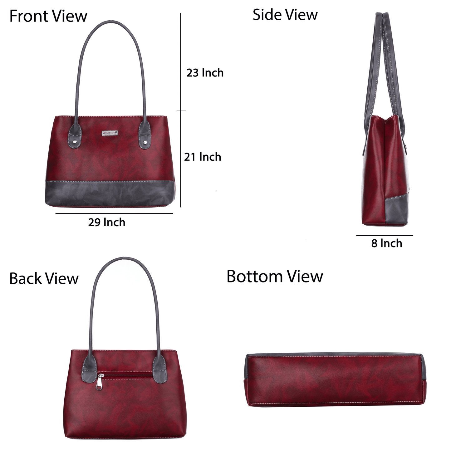 fashion Women Polyurethane Women’s Satchel Bag | Ladies Purse Handbag| Tote Bag | Shoulder Bag | Multi Colour