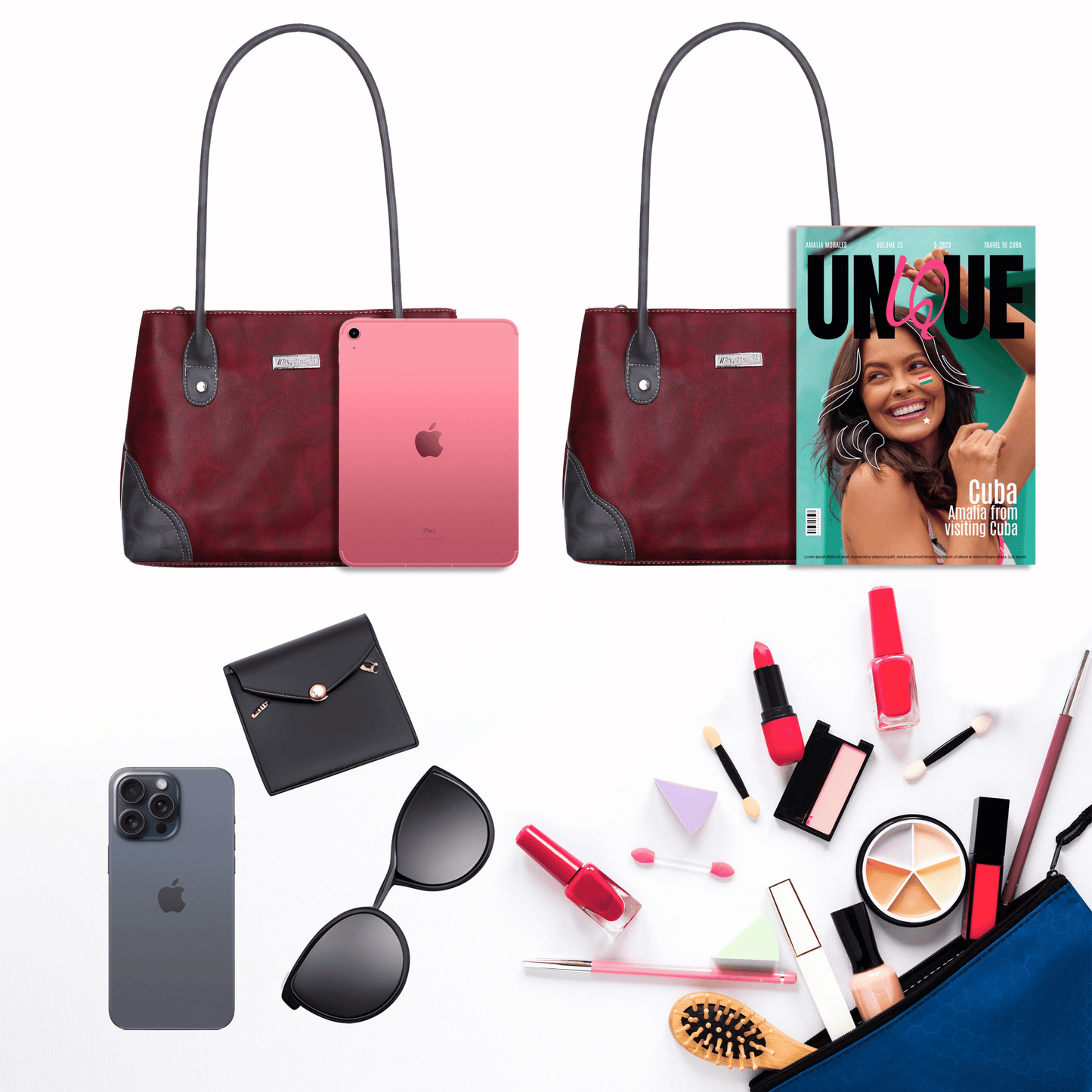 fashion Women Polyurethane Women’s Satchel Bag | Ladies Purse Handbag| Tote Bag | Shoulder Bag | Multi Colour