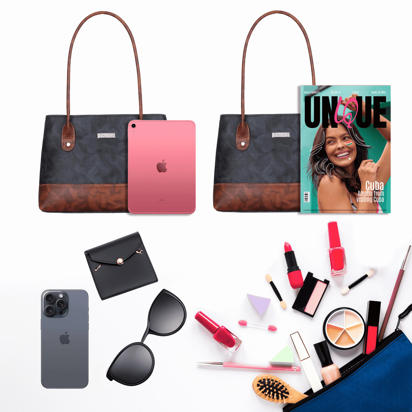 fashion Women Polyurethane Women’s Satchel Bag | Ladies Purse Handbag| Tote Bag | Shoulder Bag | Multi Colour