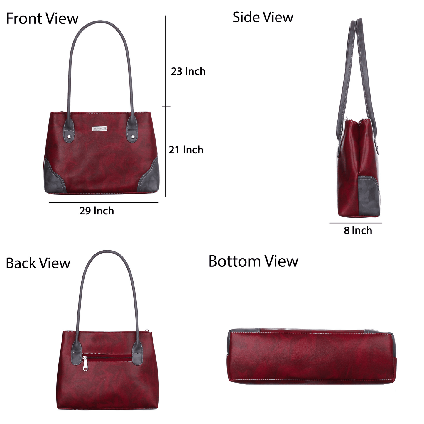 fashion Women Polyurethane Women’s Satchel Bag | Ladies Purse Handbag| Tote Bag | Shoulder Bag | Multi Colour