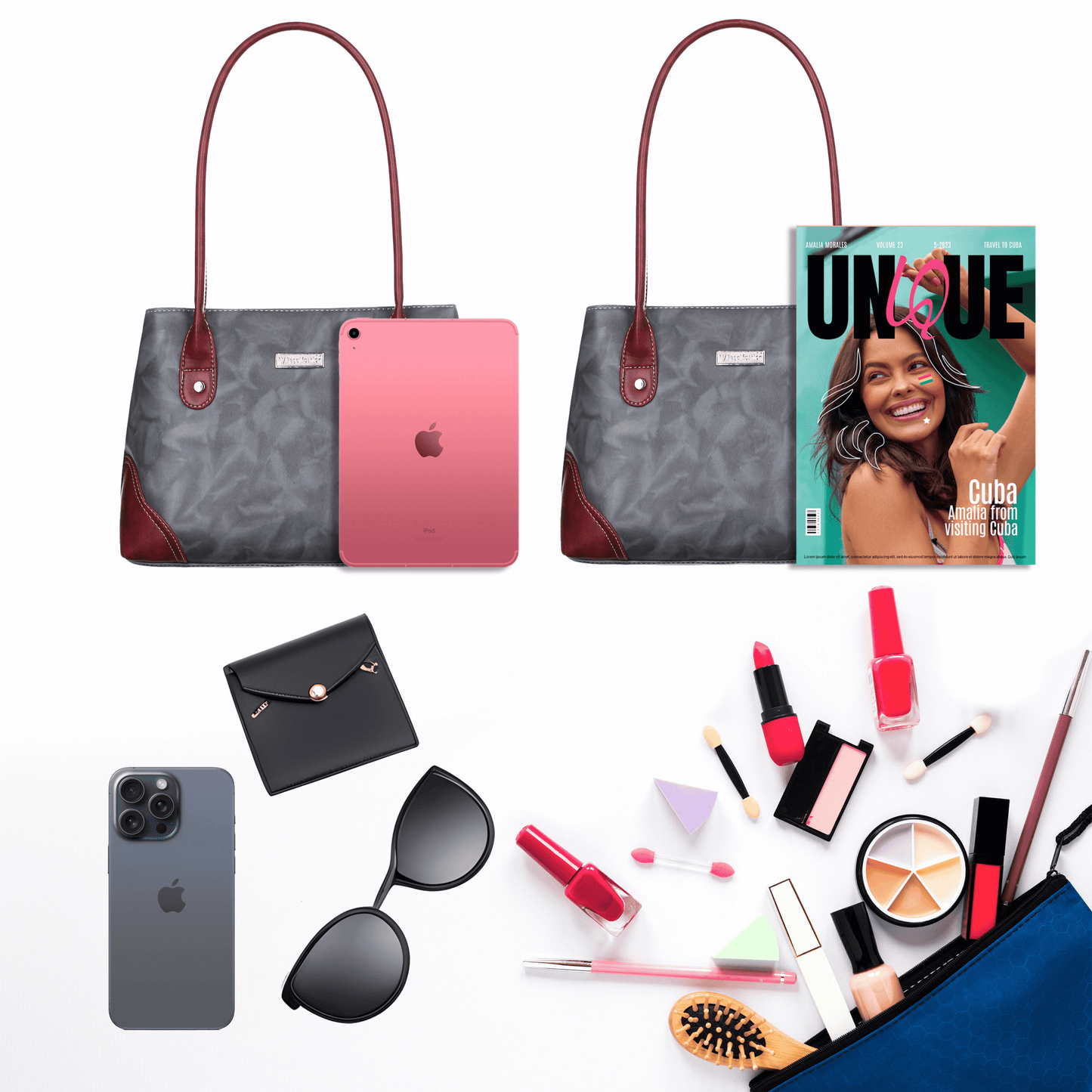 fashion Women Polyurethane Women’s Satchel Bag | Ladies Purse Handbag| Tote Bag | Shoulder Bag | Multi Colour