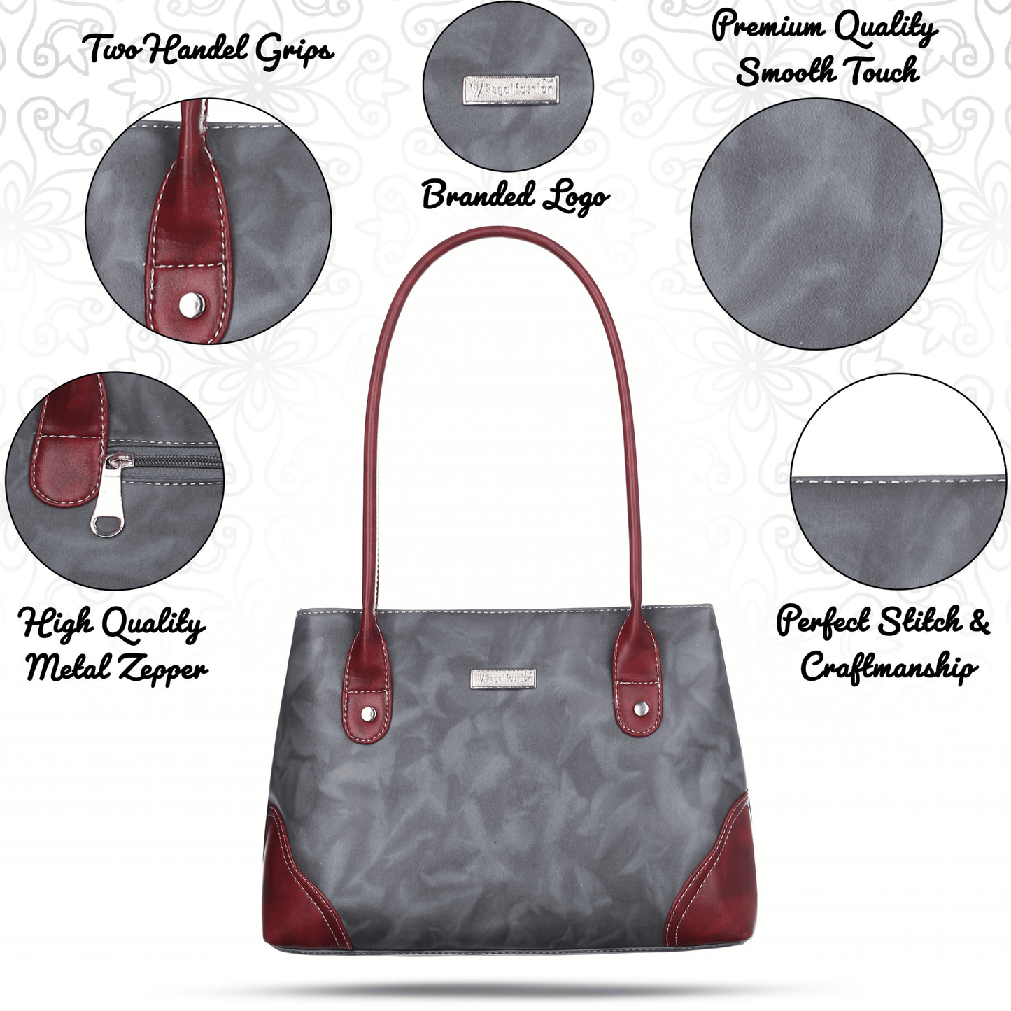 fashion Women Polyurethane Women’s Satchel Bag | Ladies Purse Handbag| Tote Bag | Shoulder Bag | Multi Colour