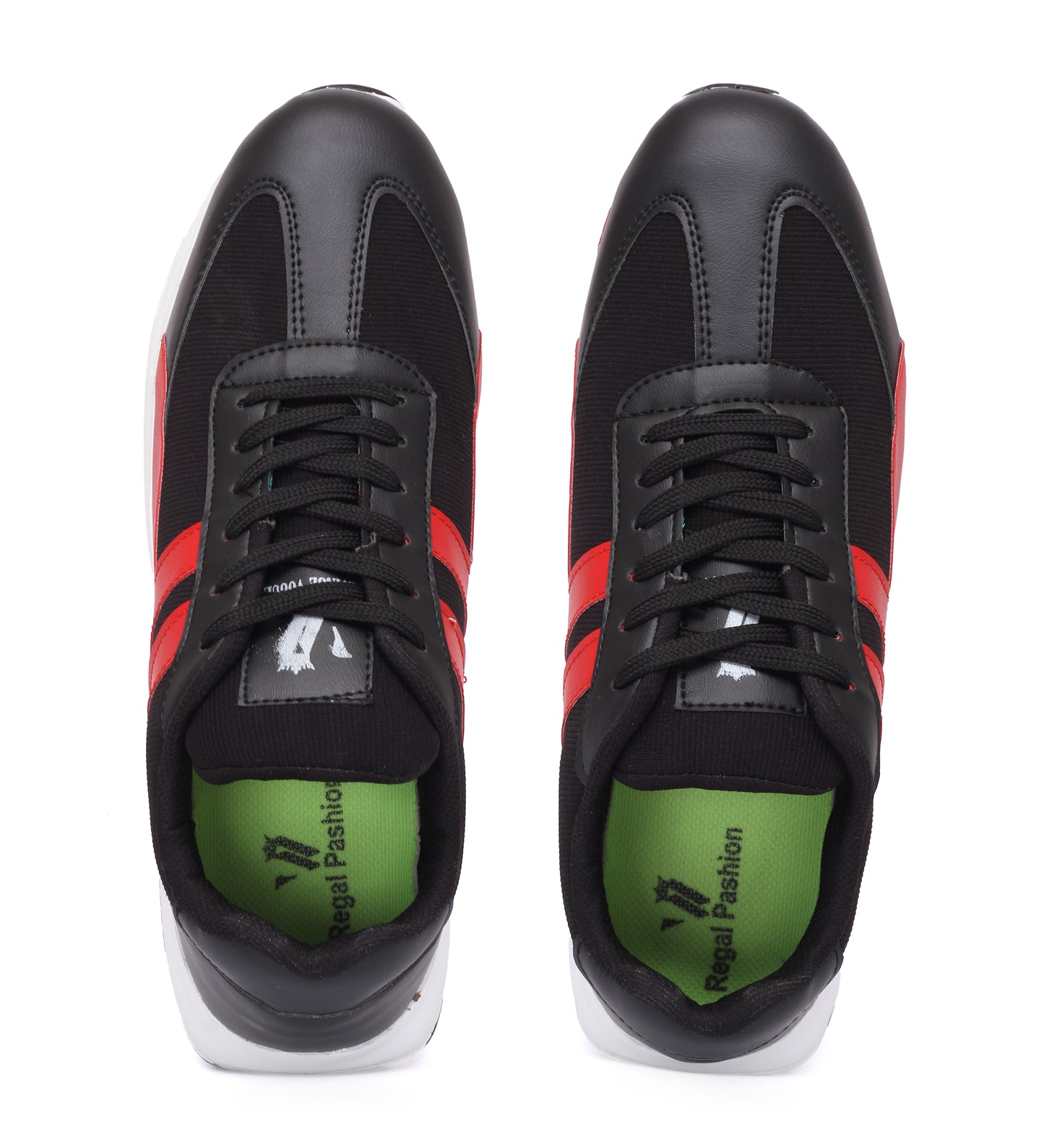 Monochrome Stride Sneakers / Black / High performance