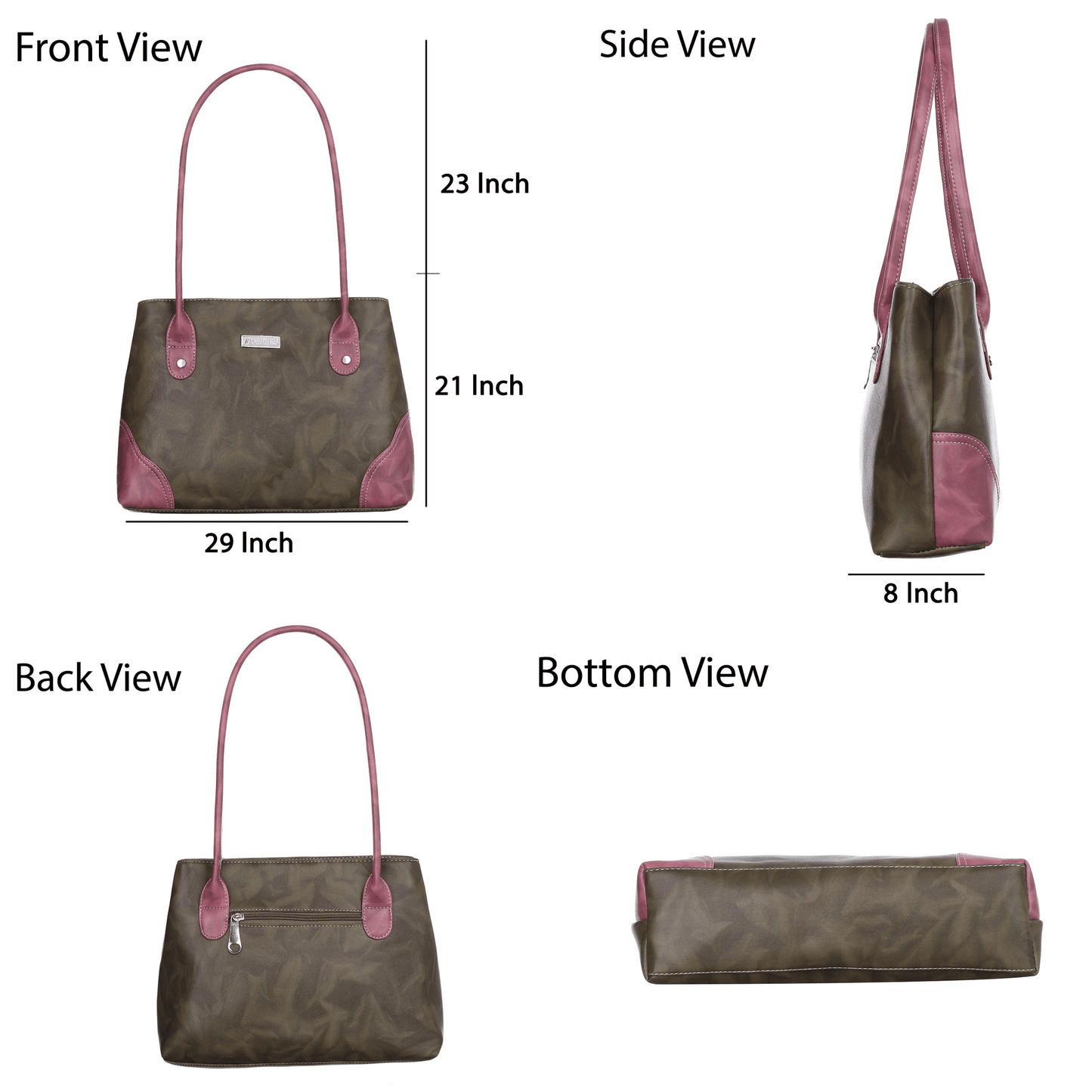 fashion Women Polyurethane Women’s Satchel Bag | Ladies Purse Handbag| Tote Bag | Shoulder Bag | Multi Colour