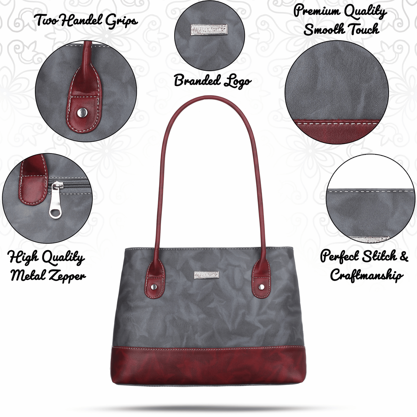 fashion Women Polyurethane Women’s Satchel Bag | Ladies Purse Handbag| Tote Bag | Shoulder Bag | Multi Colour