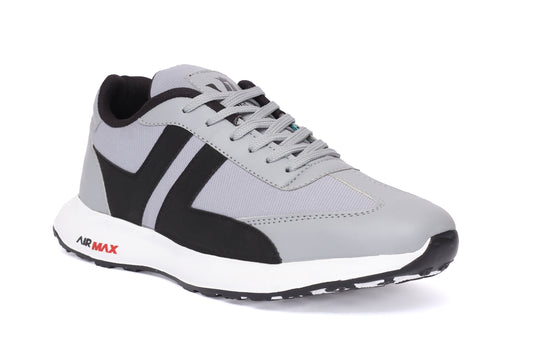 Monochrome Stride Sneakers / Grey / High performance