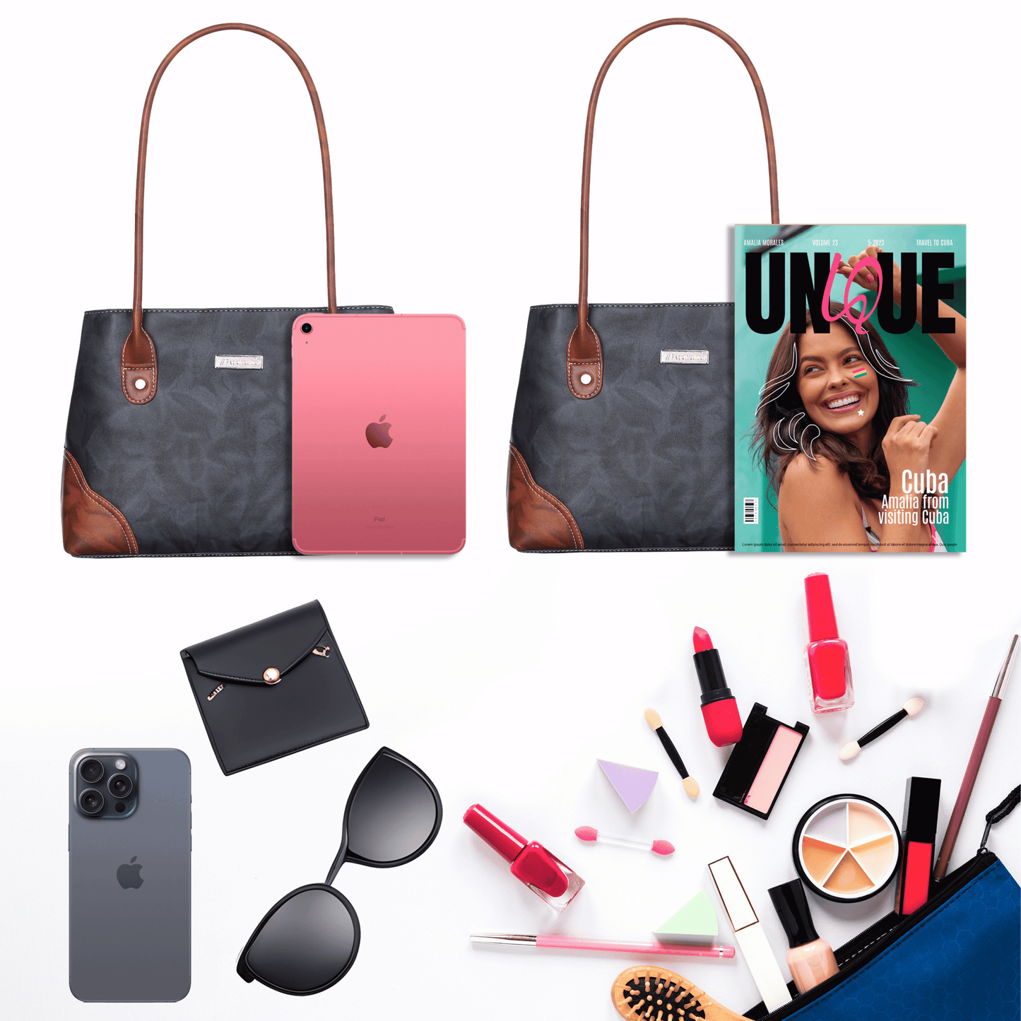 fashion Women Polyurethane Women’s Satchel Bag | Ladies Purse Handbag| Tote Bag | Shoulder Bag | Multi Colour