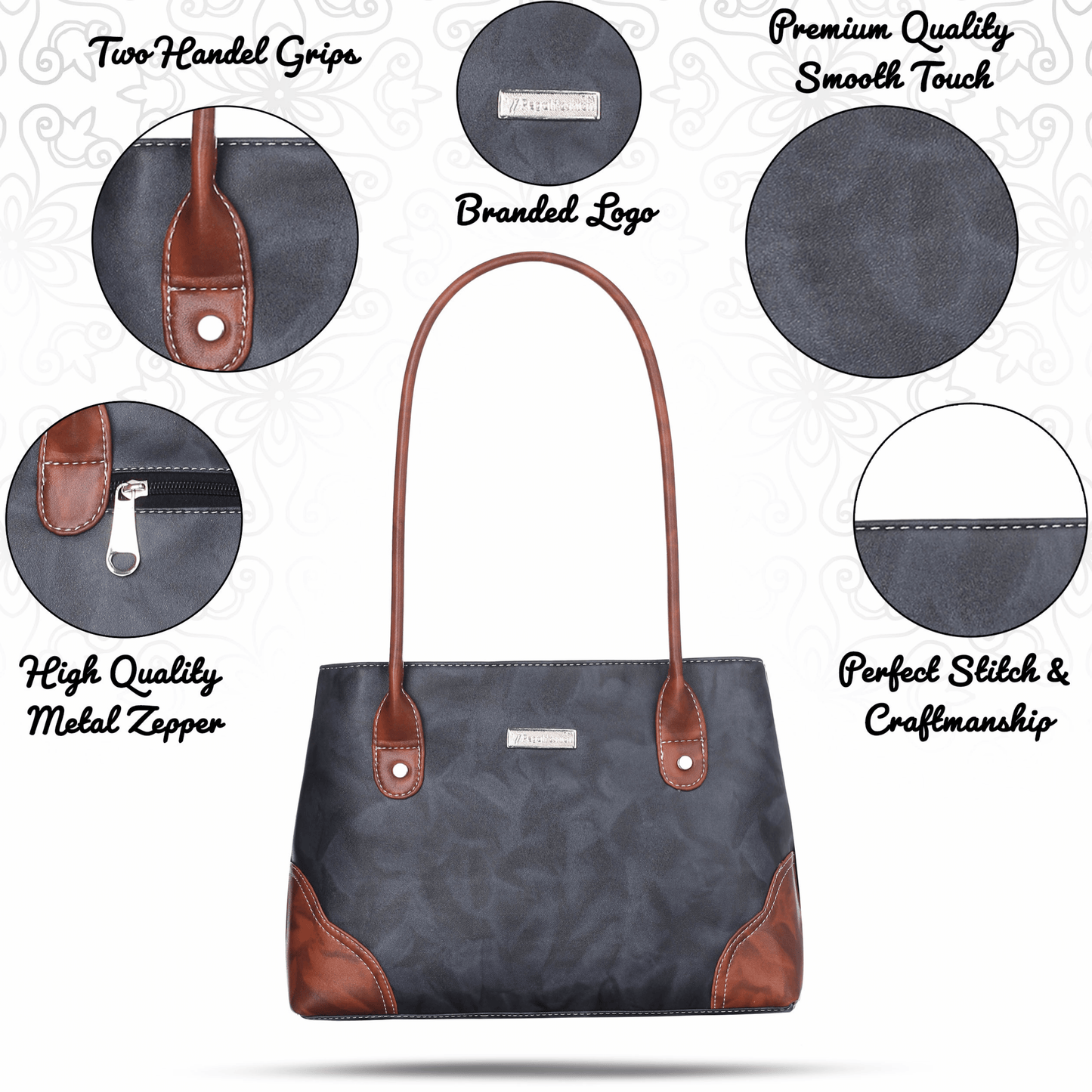 fashion Women Polyurethane Women’s Satchel Bag | Ladies Purse Handbag| Tote Bag | Shoulder Bag | Multi Colour