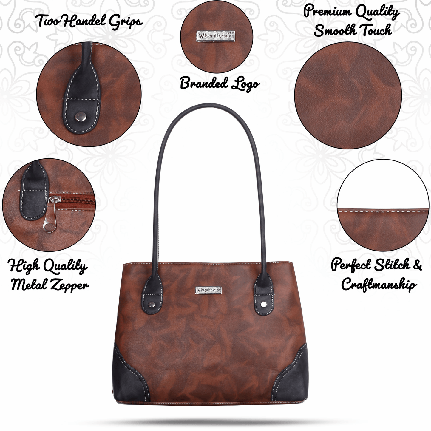 fashion Women Polyurethane Women’s Satchel Bag | Ladies Purse Handbag| Tote Bag | Shoulder Bag | Multi Colour