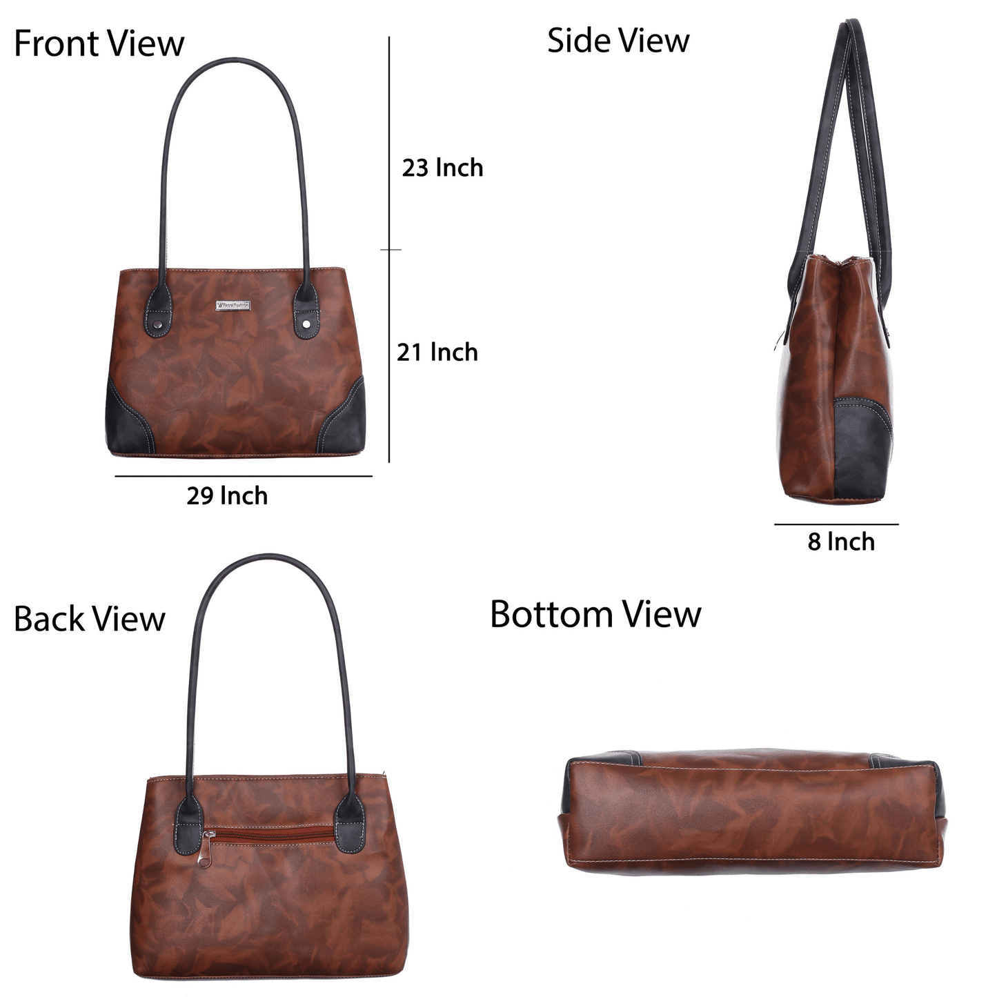 fashion Women Polyurethane Women’s Satchel Bag | Ladies Purse Handbag| Tote Bag | Shoulder Bag | Multi Colour