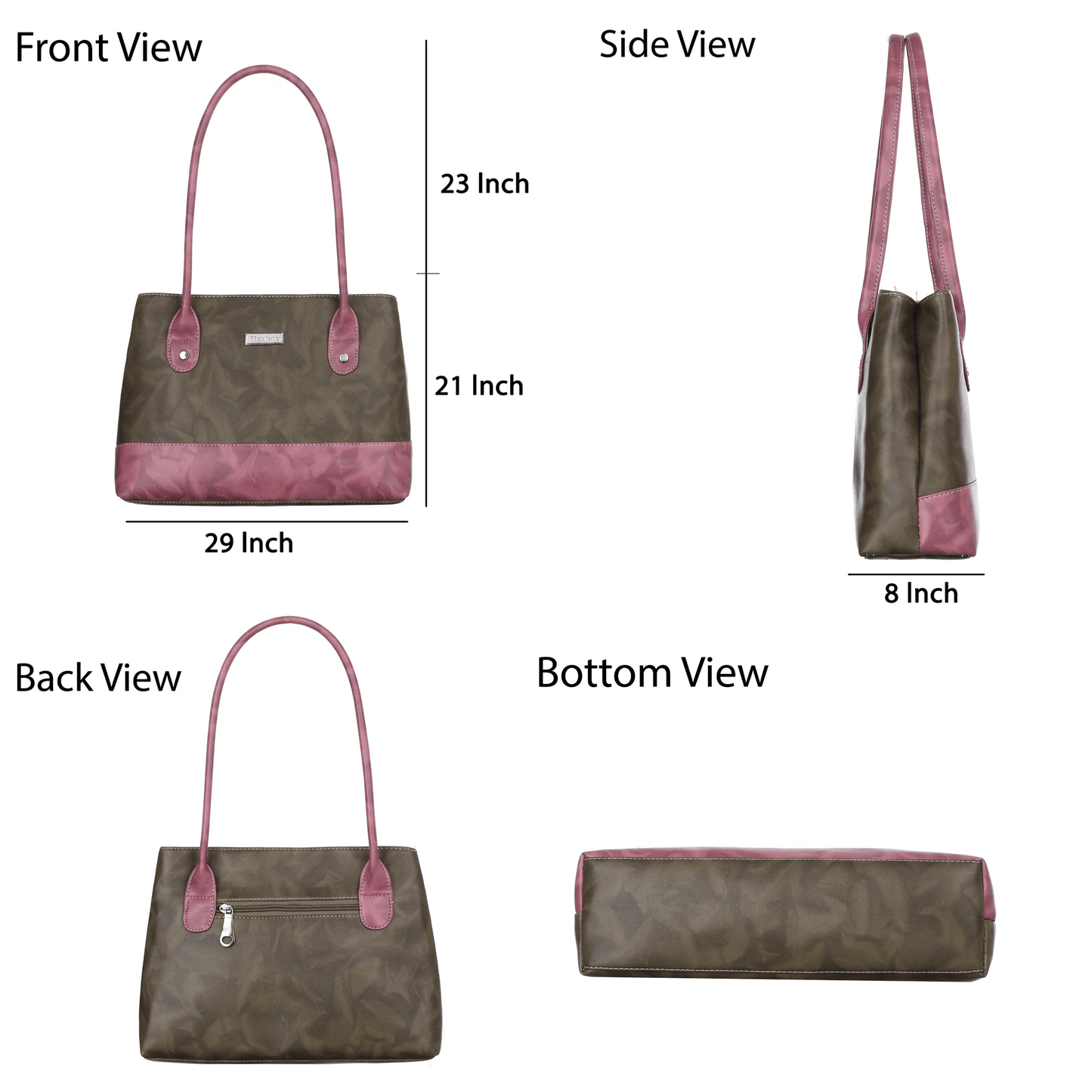 fashion Women Polyurethane Women’s Satchel Bag | Ladies Purse Handbag| Tote Bag | Shoulder Bag | Multi Colour