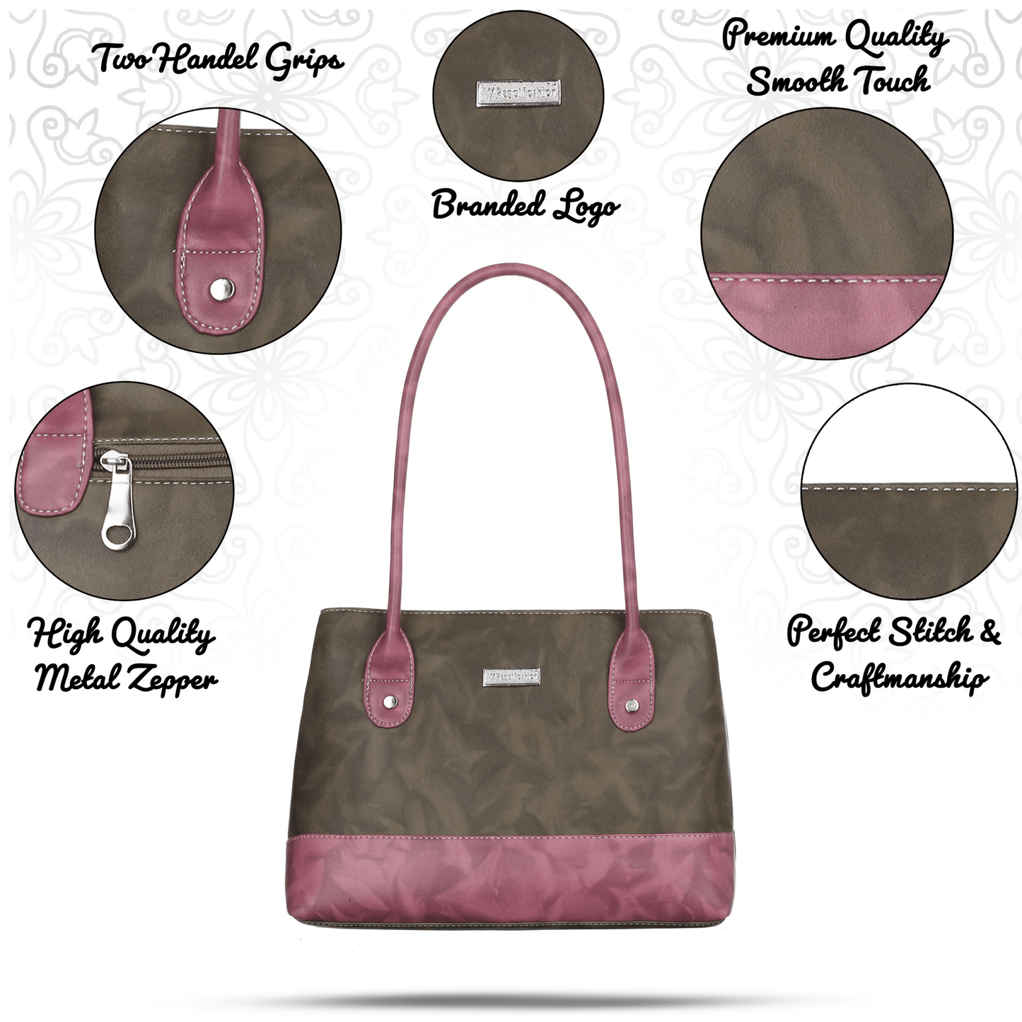 fashion Women Polyurethane Women’s Satchel Bag | Ladies Purse Handbag| Tote Bag | Shoulder Bag | Multi Colour